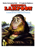 National Lampoon  March 1971 - Monal Lisa Monkey  daVinci's Undiscovered Notebook