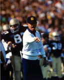 Lou Holtz Pointing with White Sweater Ken Regan 1 w/ "1990"