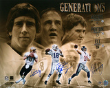 Manning Generations Triple Signed Collage