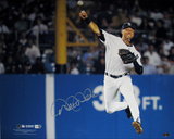 Derek Jeter Jump Throw Pinstripe Jersey (MLB Auth)