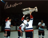Clark Gillies Holding Cup Horizontal