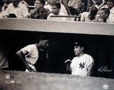 Ken Regan Signed Yogi Berra w/ Elston Howard in Dugout B&W