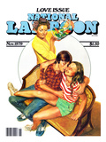 National Lampoon  November 1979 - Love Issue  Mom Catches Kids Getting Fresh on the Couch