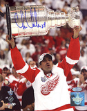Chris Chelios Red Wings Stanley Cup Overhead Vertical