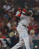 David Ortiz 2004 WS Game 4 Double w" Big Papi" Insc