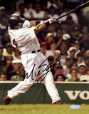 Manny Ramirez Vertical Home Swing (Signed In Black)