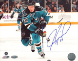 Jeremy Roenick San Jose Sharks Skating Up Ice