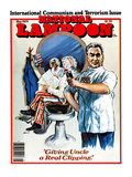 National Lampoon  May 1979 - International Communism and Terrorism Issue  "Giving Uncle a Real Clip