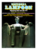 National Lampoon  April 1977 - Lincoln Statue  Ripping theLid off TV