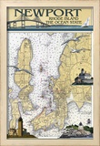 Newport  Rhode Island Nautical Chart