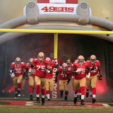 New York Giants and San Francisco 49ers - Jan 22  2012: 49ers Take the Field