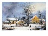 Currier & Ives Winter Scene