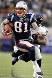 Baltimore Ravens and New England Patriots - Jan 22  2012: Aaron Hernandez and Dannell Ellerbe