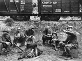 Group Of Hoboes  1920S