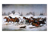 Currier & Ives Winter Scene