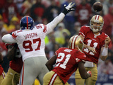 New York Giants and San Francisco 49ers - Jan 22  2012: Alex Smith