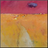Landscape in Orange and Red