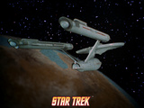Star Trek: The Original Series  Starship near Planet