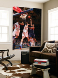 Atlanta Hawks v New York Knicks: Al Horford  Anthony Randolph and Timofey Mozgov