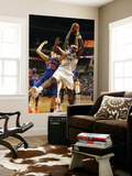 New York Knicks v Charlotte Bobcats: Kwame Brown and Timofey Mozgov