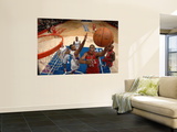 New Jersey Nets v Los Angeles Clippers: Derrick Favors and Jarron Collins