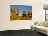 Moonrise Over Garden of Eden  Arches National Park  Utah  USA