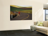 Road Bicycling in the Palouse Country Near Pullman  Washington  USA