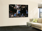 Oklahoma City Thunder v Minnesota Timberwolves: Kevin Love and Nenad Krstic
