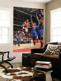 Oklahoma City Thunder v Chicago Bulls: Derrick Rose  Nenad Krstic and Thabo Sefolosha
