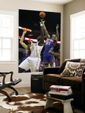 New York Knicks v Charlotte Bobcats: Wilson Chandler and Kwame Brown