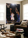 Oklahoma City Thunder v Toronto Raptors: James Harden and Leandro Barbosa