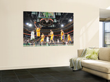Los Angeles Lakers v Boston Celtics  Boston  MA - February 10: Andrew Bynum and Kevin Garnett