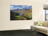 View to Llynnau Mymbyr and Mt Snowdon  North Wales
