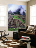 Fog Above Terraced Inca Ruins