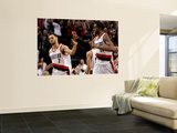 Dallas Mavericks v Portland Trail Blazers - Game Four  Portland  OR - APRIL 23: Brandon Roy and LaM