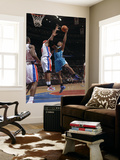 New Orleans Hornets v Detroit Pistons: David West and Charlie Villanueva