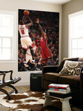 Miami Heat v Chicago Bulls - Game Five  Chicago  IL - MAY 26: Luol Deng and LeBron James