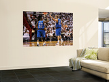 Dallas Mavericks v Miami Heat - Game One  Miami  FL - MAY 31: DeShawn Stevenson and Dirk Nowitzki