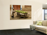 Vendor with Watermelon Cart