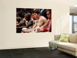 Miami Heat v Chicago Bulls - Game Two  Chicago  IL - MAY 18: Luol Deng  Derrick Rose  Kyle Korver a