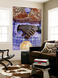 Folded Hands of Herero Woman in Traditional Dress