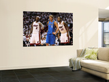 Dallas Mavericks v Miami Heat - Game One  Miami  FL - MAY 31: LeBron James  Dirk Nowitzki and Udoni