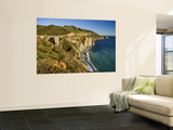Bixby Creek Bridge on Highway One  Along Big Sur Coastline