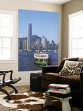 Star Ferry and City Skyline  Hong Kong  China