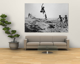 Bushman Children Playing Games on Sand Dunes