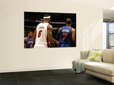 New York Knicks v Miami Heat  Miami - February 27: LeBron James and Carmelo Anthony