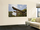 Torii (Gate) Near Entrance to Meiji-Jingu Shrine