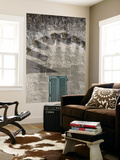 Arch with Shadows and Green Shutters