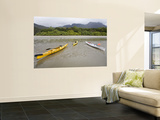 Kayaks at Low Tide in Zoe Bay