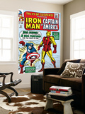 Tales Of Suspense 59 Cover: Iron Man and Captain America Charging